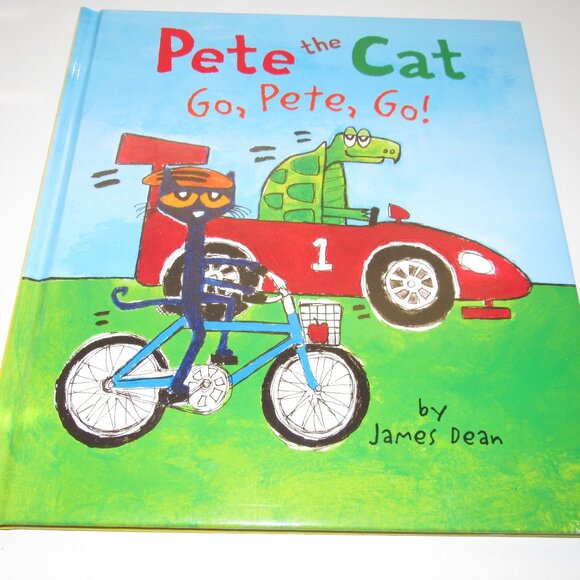 Pete the Cat – Go, Pete, Go! Hardcover Children’s Book by James Dean (Harper) - Picture 1 of 3